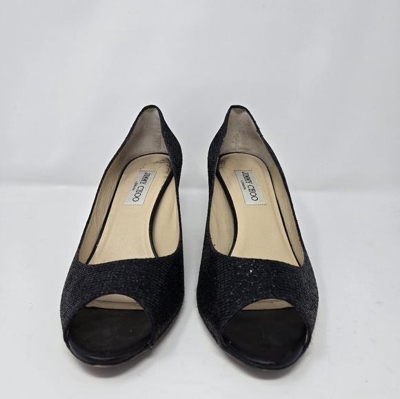 Jimmy Choo Peep Toe Pump 39 1/2 - Picture 4 of 11